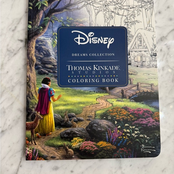 Disney Other - EXCELLENT! Disney Dreams Collection Thomas Kinkade Studios Coloring Book 2017